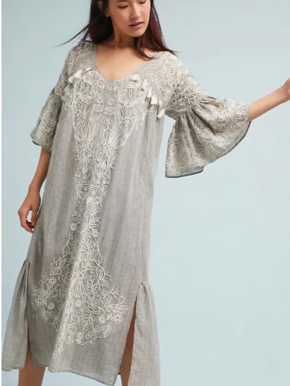 Anthropologie Maeve Tisdale Midi Dress, sz  14